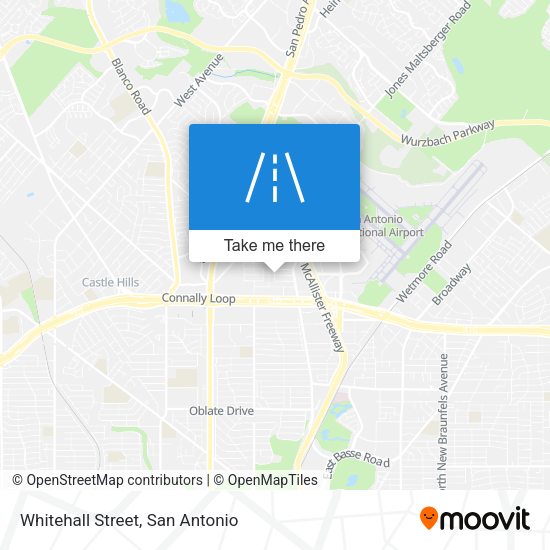 Whitehall Street map