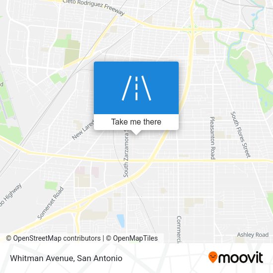 Whitman Avenue map