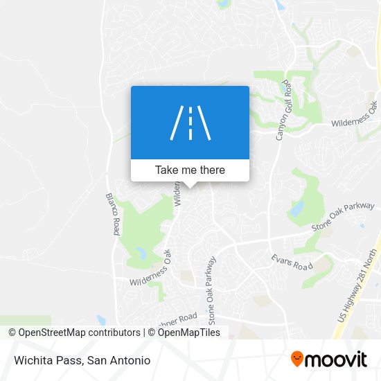 Mapa de Wichita Pass