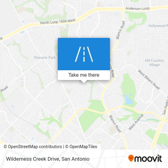 Mapa de Wilderness Creek Drive