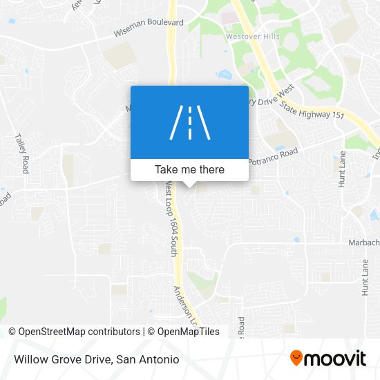 Willow Grove Drive map