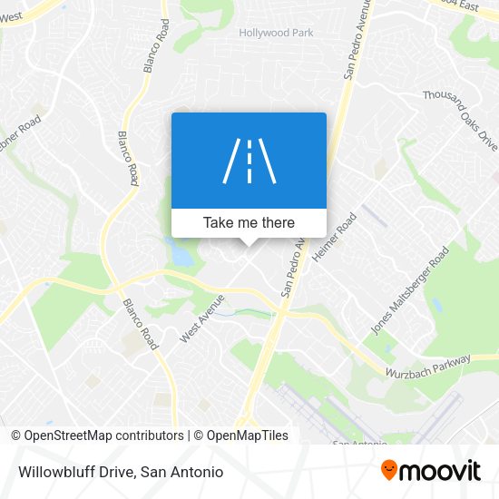 Willowbluff Drive map
