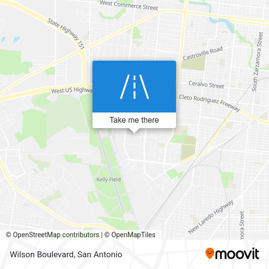 Mapa de Wilson Boulevard