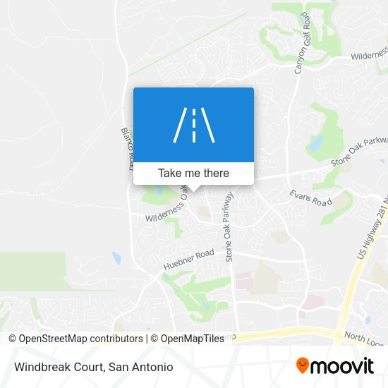 Windbreak Court map