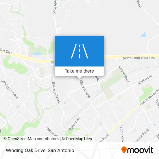 Mapa de Winding Oak Drive