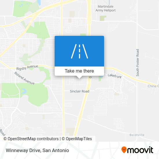 Winneway Drive map