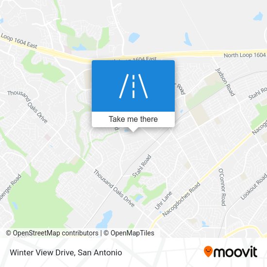 Winter View Drive map