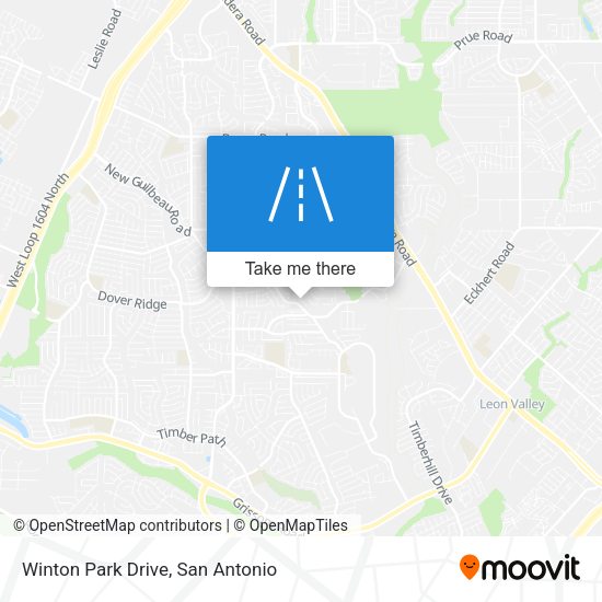 Winton Park Drive map