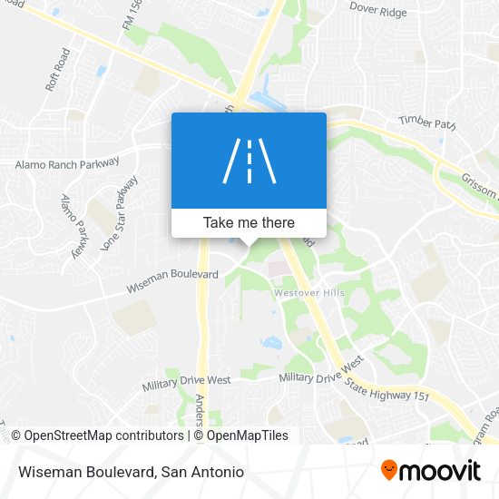 Wiseman Boulevard map