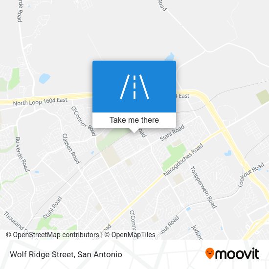 Wolf Ridge Street map