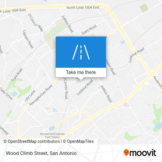 Wood Climb Street map