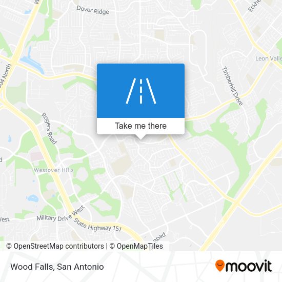 Mapa de Wood Falls