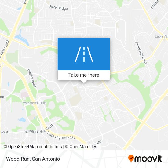 Mapa de Wood Run