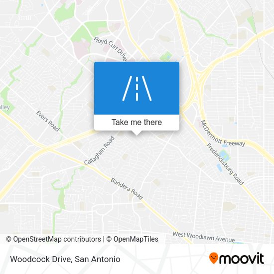 Woodcock Drive map