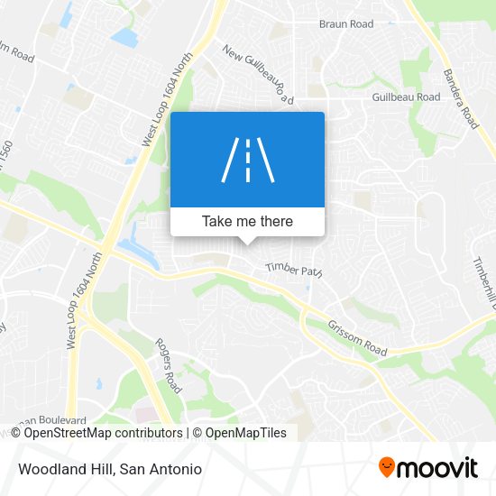 Mapa de Woodland Hill
