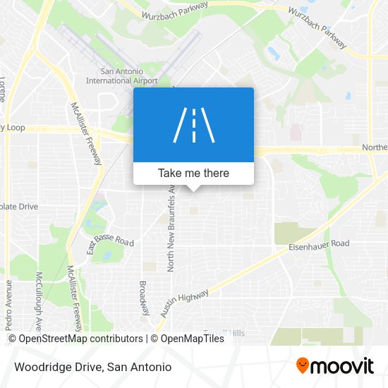 Woodridge Drive map
