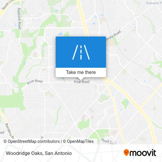 Woodridge Oaks map