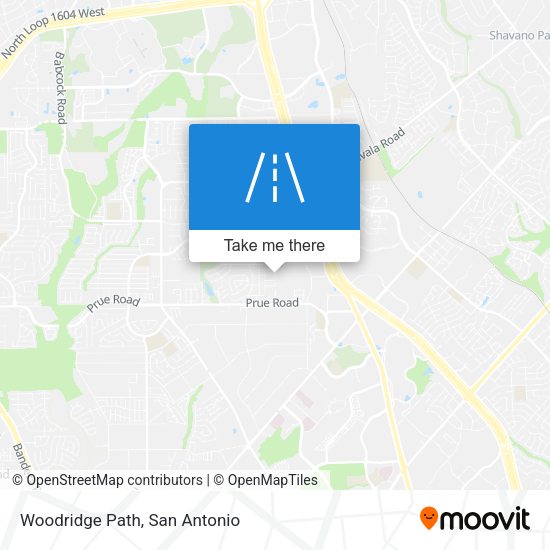 Woodridge Path map