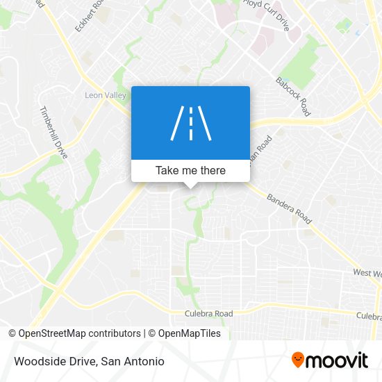 Mapa de Woodside Drive