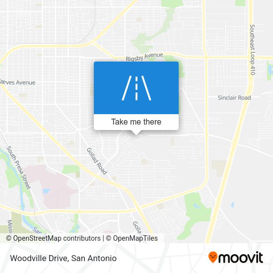 Woodville Drive map