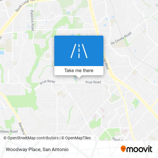 Woodway Place map