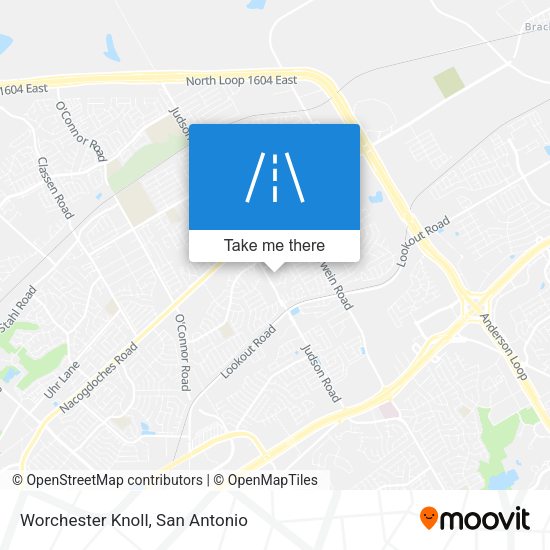 Worchester Knoll map