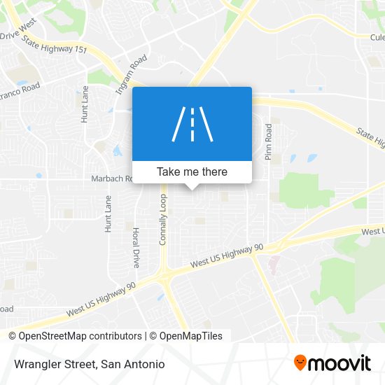 Mapa de Wrangler Street