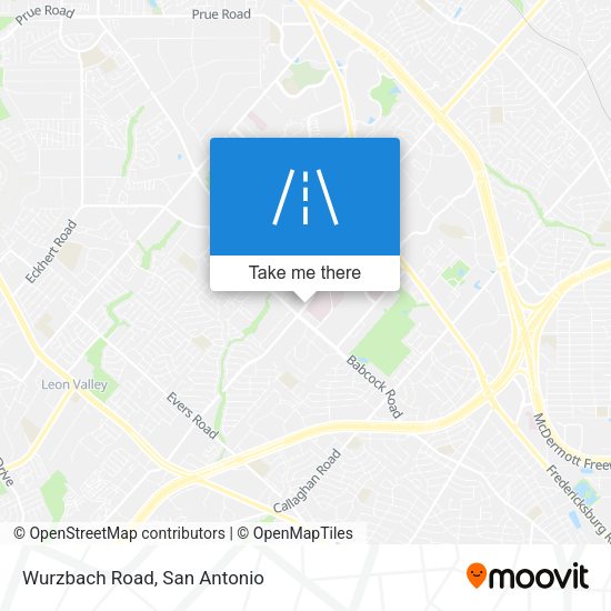 Mapa de Wurzbach Road
