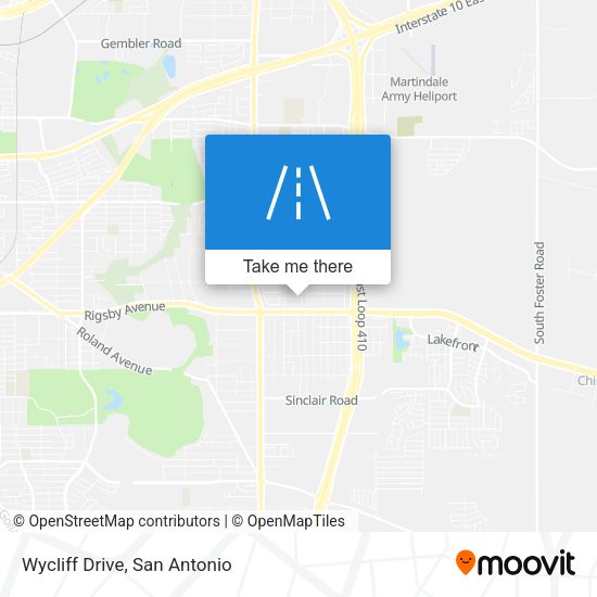 Mapa de Wycliff Drive