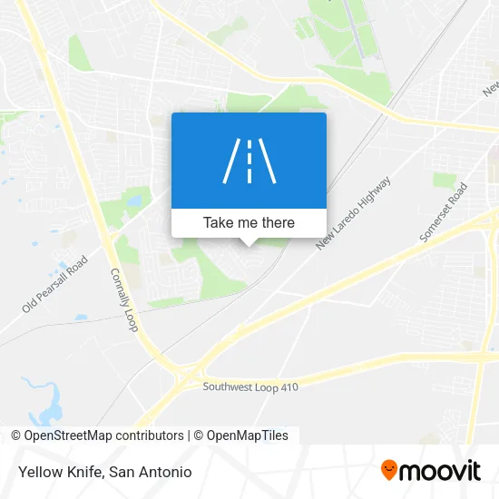 Yellow Knife map