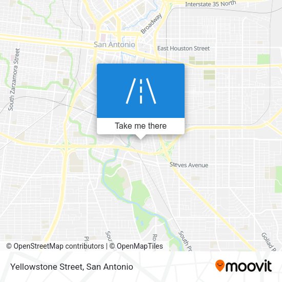 Yellowstone Street map
