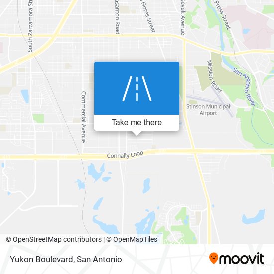 Yukon Boulevard map