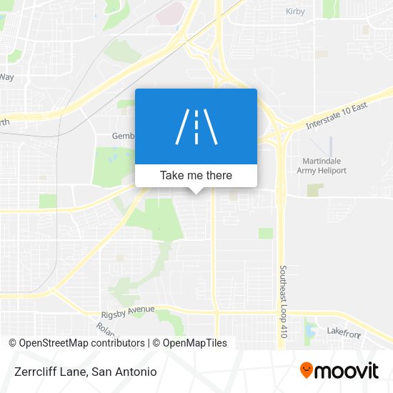 Mapa de Zerrcliff Lane