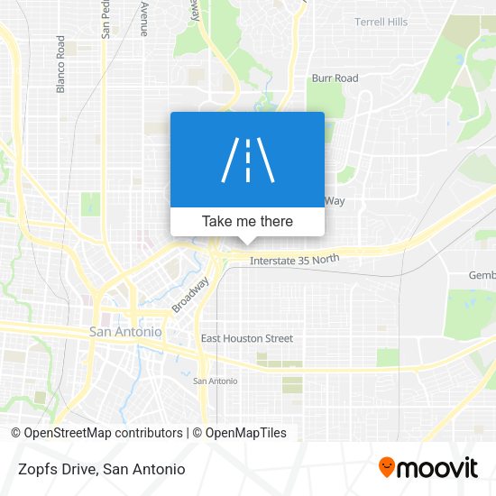 Mapa de Zopfs Drive