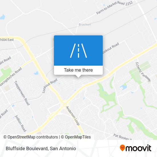 Bluffside Boulevard map