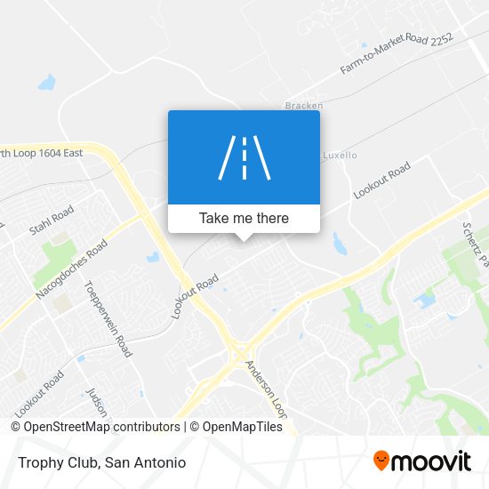 Mapa de Trophy Club