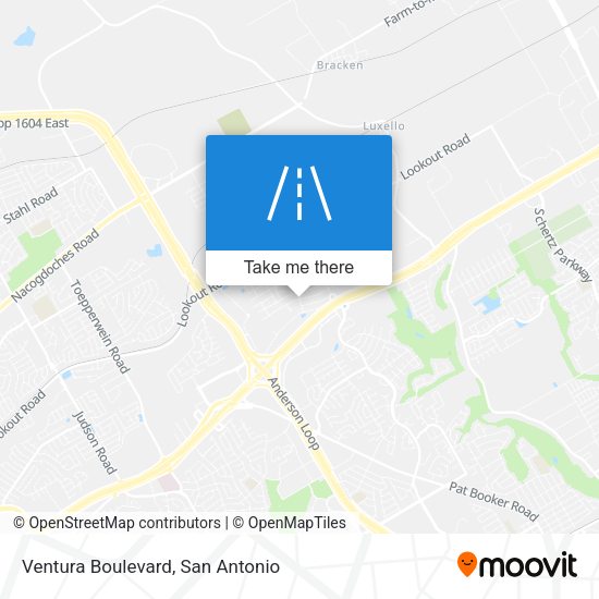 Ventura Boulevard map