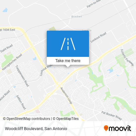 Woodcliff Boulevard map