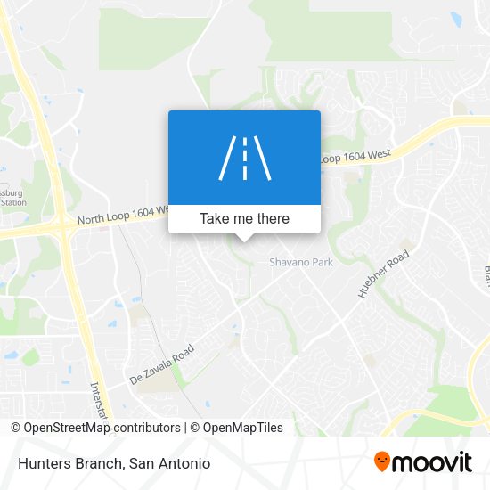Mapa de Hunters Branch