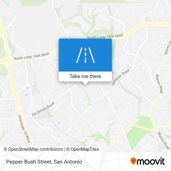 Pepper Bush Street map