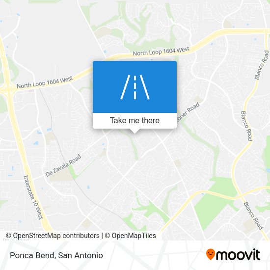 Mapa de Ponca Bend
