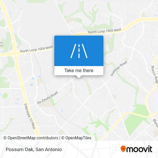 Mapa de Possum Oak