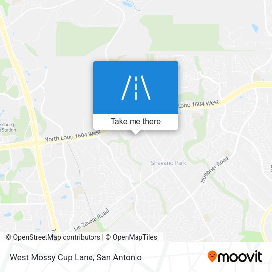Mapa de West Mossy Cup Lane