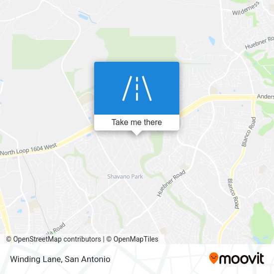 Mapa de Winding Lane