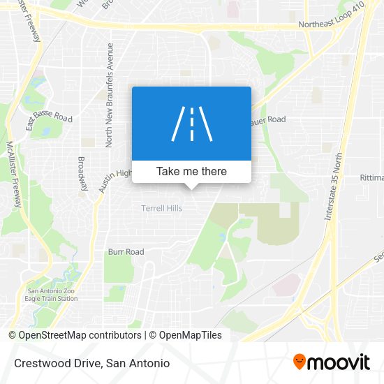 Mapa de Crestwood Drive