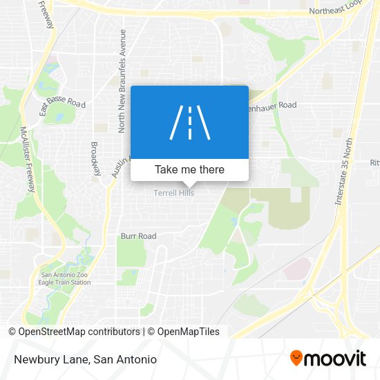 Mapa de Newbury Lane