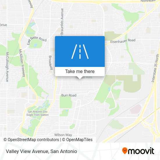 Valley View Avenue map