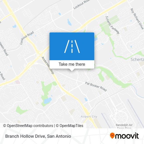 Branch Hollow Drive map