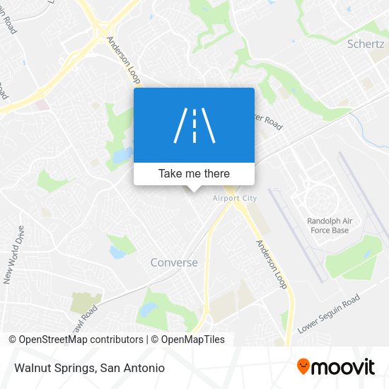 Mapa de Walnut Springs