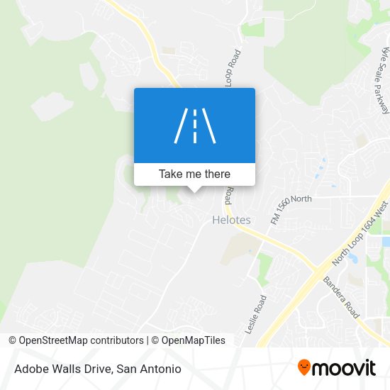 Mapa de Adobe Walls Drive